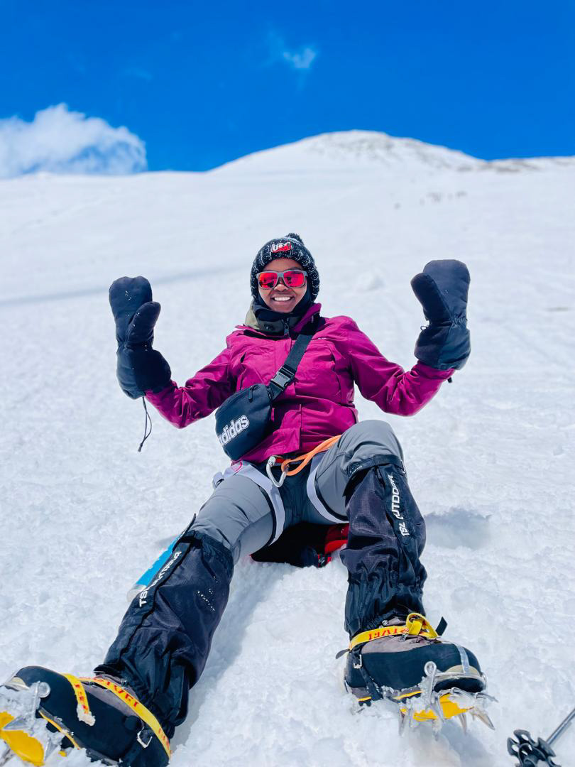 Nancy Wachira Mt Elbrus