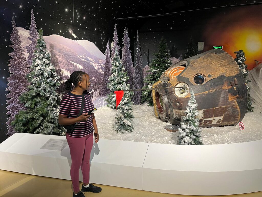 Nancy Wachira: A visit to Museum of Cosmonautics in  Moscow Russia 🇷🇺